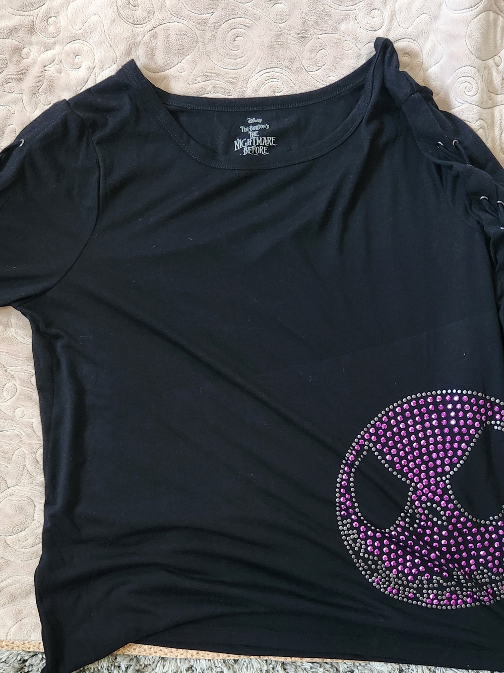 Disney The Nightmare Before Christmas Black Graphic Tee